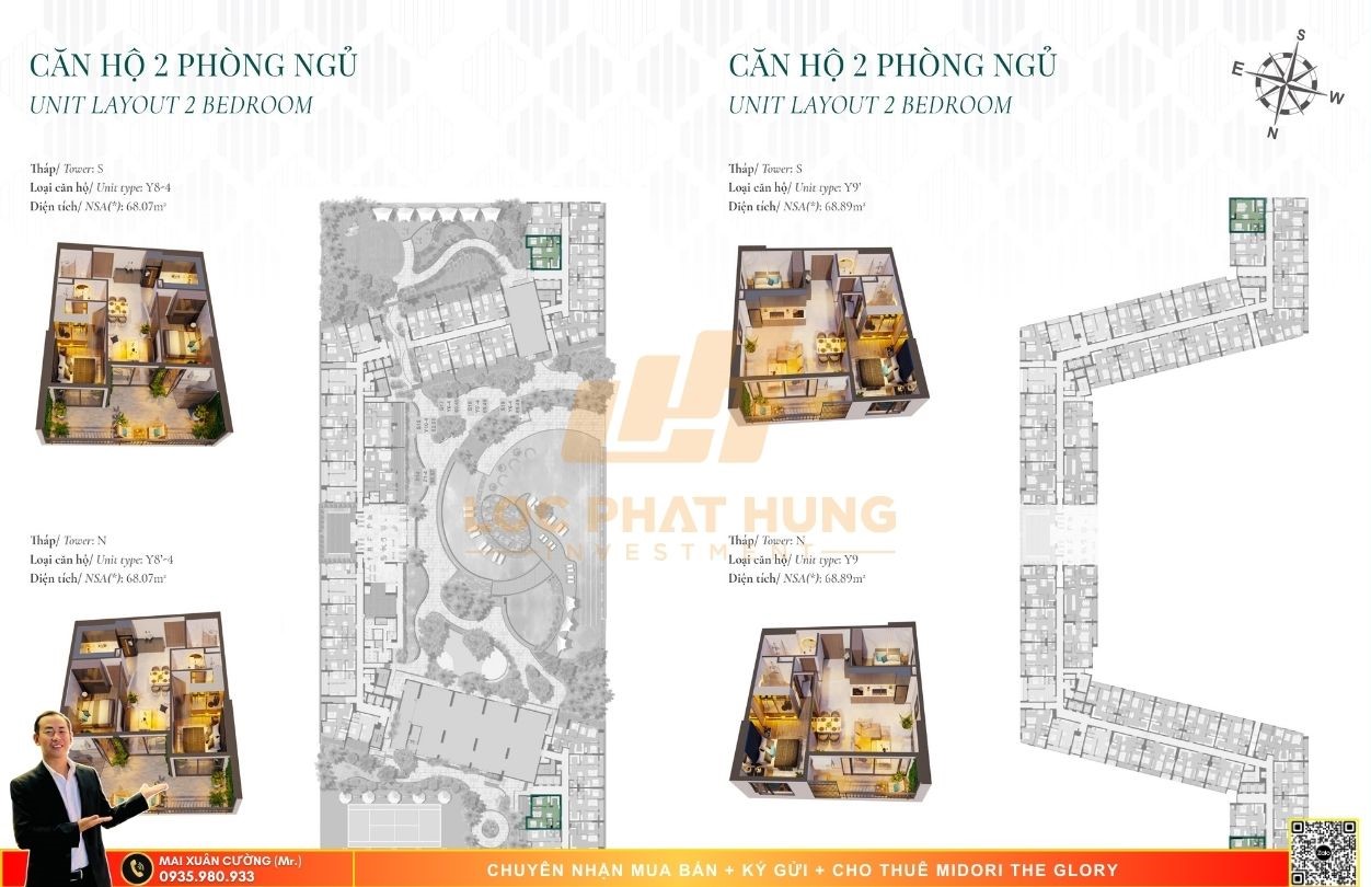 Thiết kế chi tiết căn hộ Midori The Glory Thủ Dầu Một