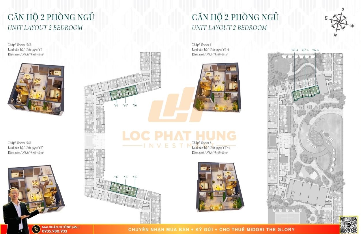 Thiết kế chi tiết căn hộ Midori The Glory Thủ Dầu Một