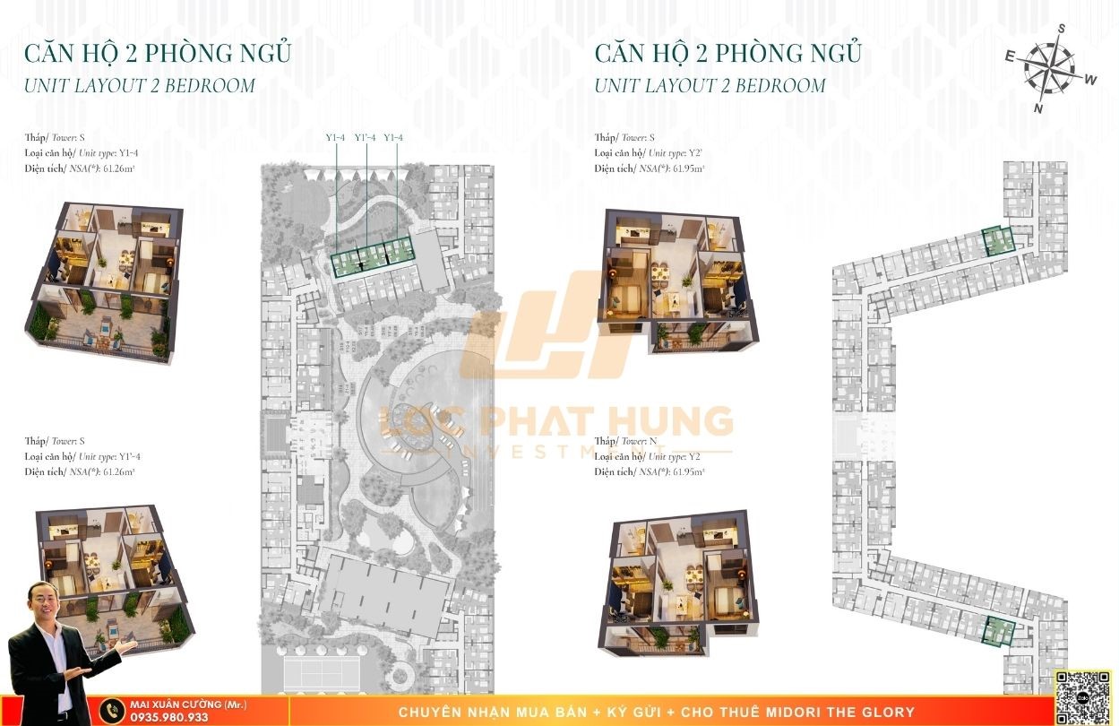 Thiết kế chi tiết căn hộ Midori The Glory Thủ Dầu Một