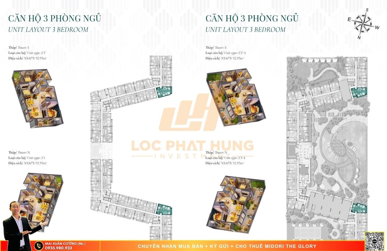 Thiết kế chi tiết căn hộ Midori The Glory Thủ Dầu Một