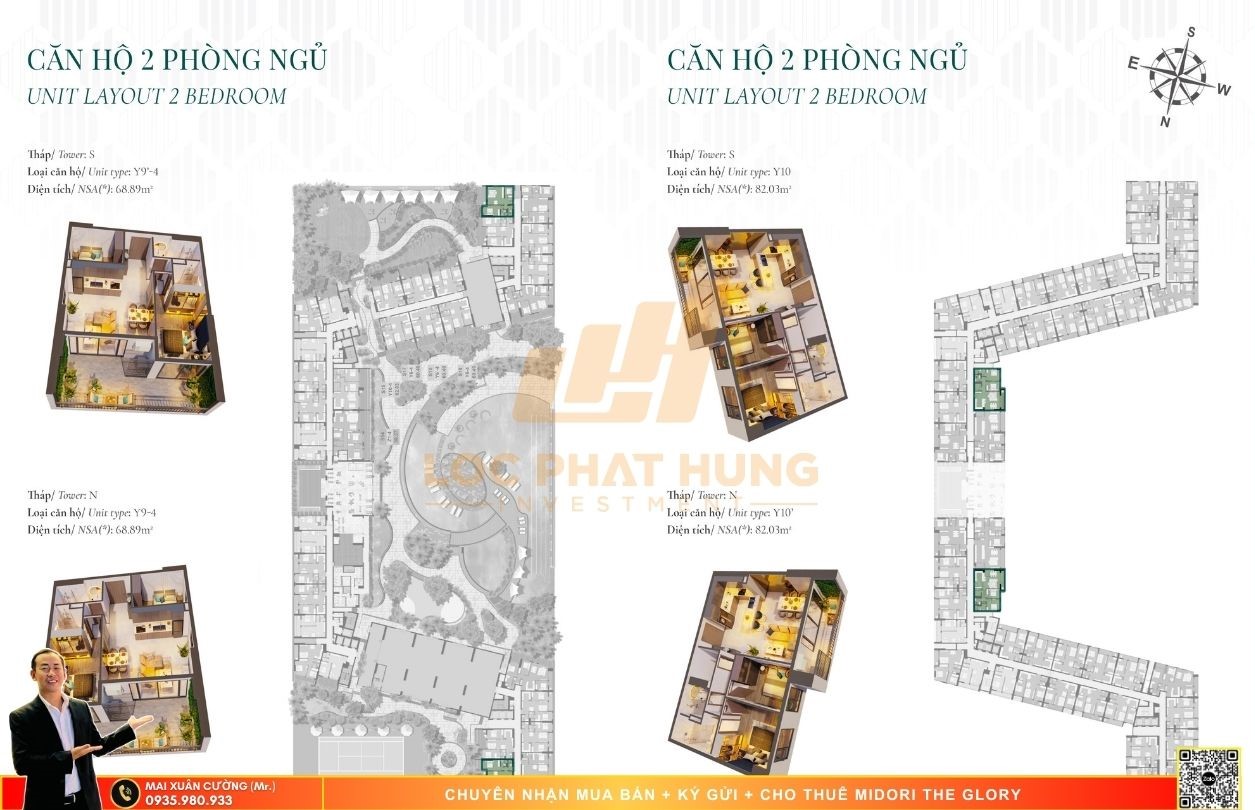 Thiết kế chi tiết căn hộ Midori The Glory Thủ Dầu Một