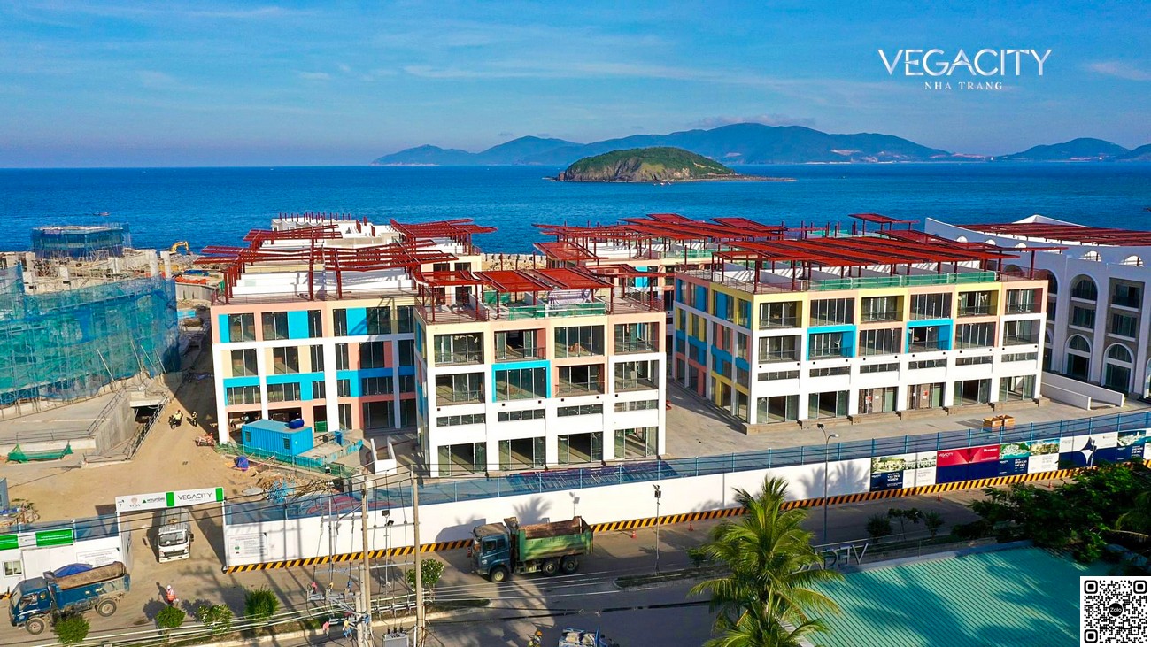 Tiến độ dự án Biệt thự, nhà phố Vega City Bãi Tiên Nha Trang chủ đầu tư KDI Holdings