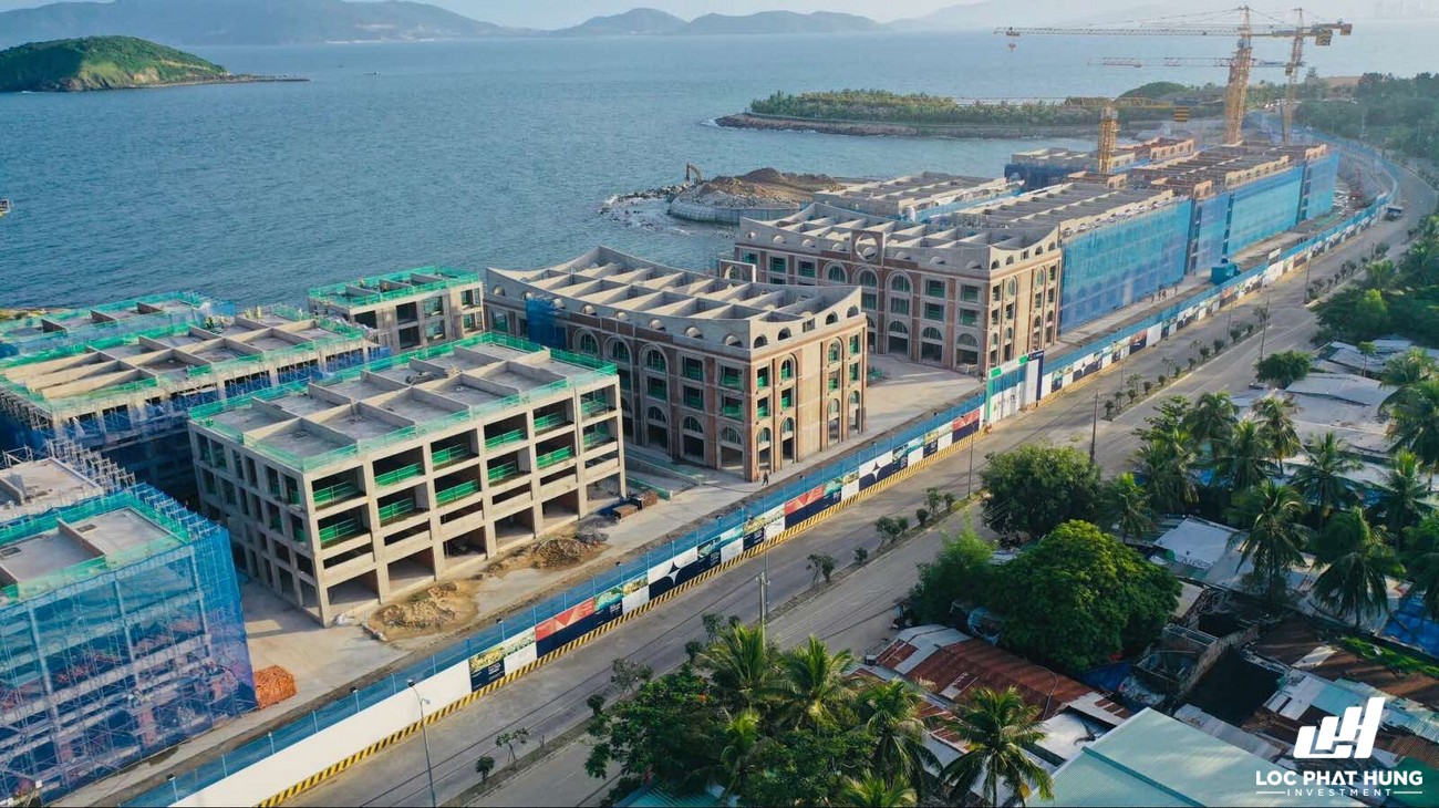 Tiến độ dự án Biệt thự, nhà phố Vega City Bãi Tiên Nha Trang chủ đầu tư KDI Holdings