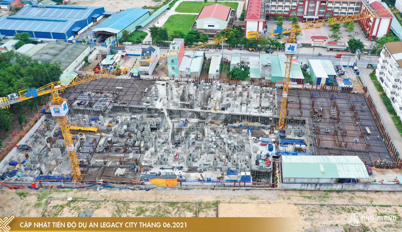 Tiến độ xây dựng Legacy Central Kim Oanh tháng 06/2021