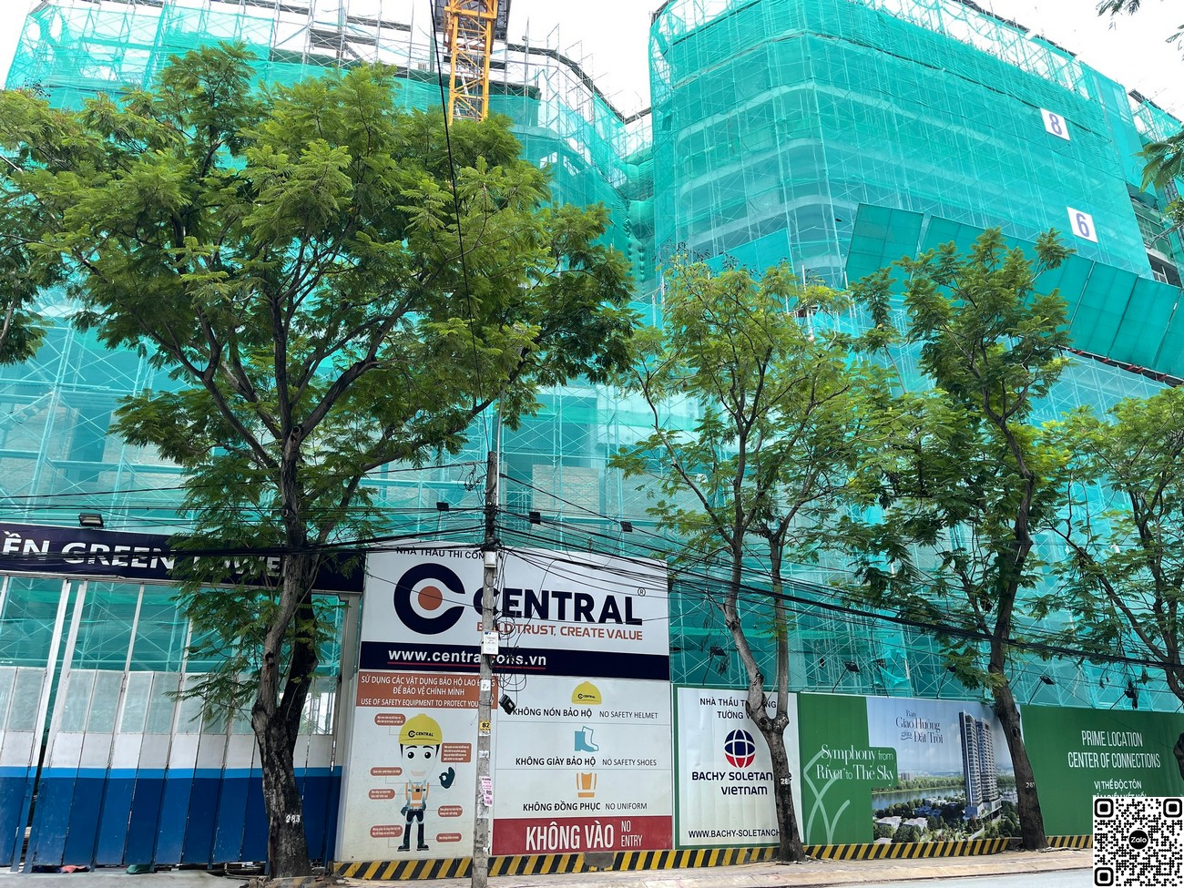 Tiến độ xây dựng dự án Thảo Điền Green tháng 5/2022.