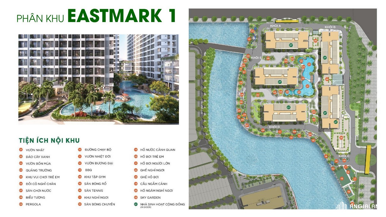 Tiện ích dự án căn hộ chung cư MT Eastmark City Quận 9  chủ đầu tư Điền Phúc Thành