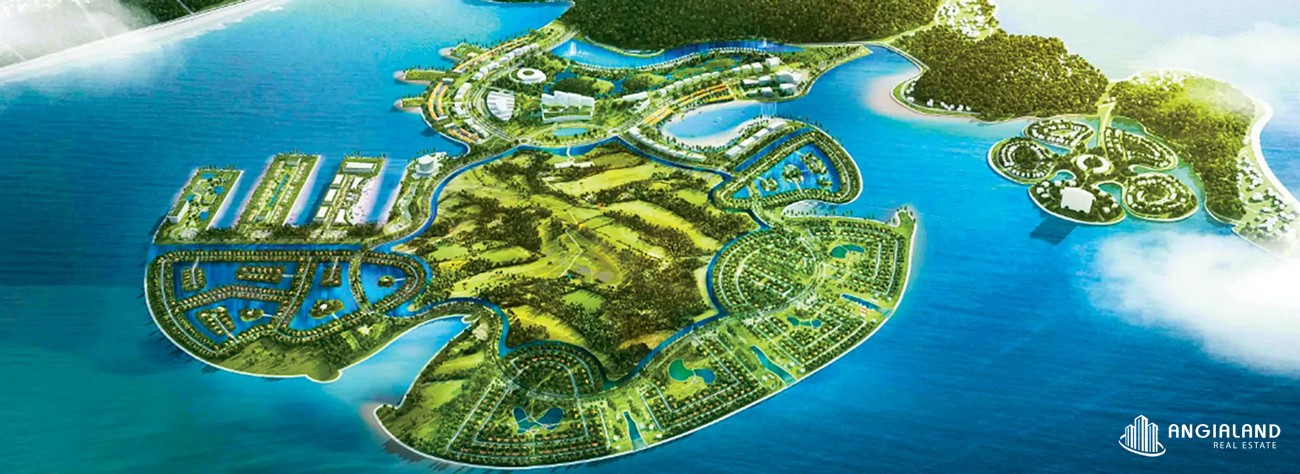 Phối cảnh tổng thể dự án Biệt thự chung cư Dragon Ocean Do Son Do Son Đường Vạn Hương chủ đầu tư Geleximco