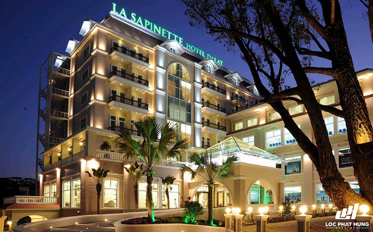 Phối cảnh tổng thể Hotel La Sapinette Đà Lạt Phường 9 Đường 01 Phan Chu Trinh