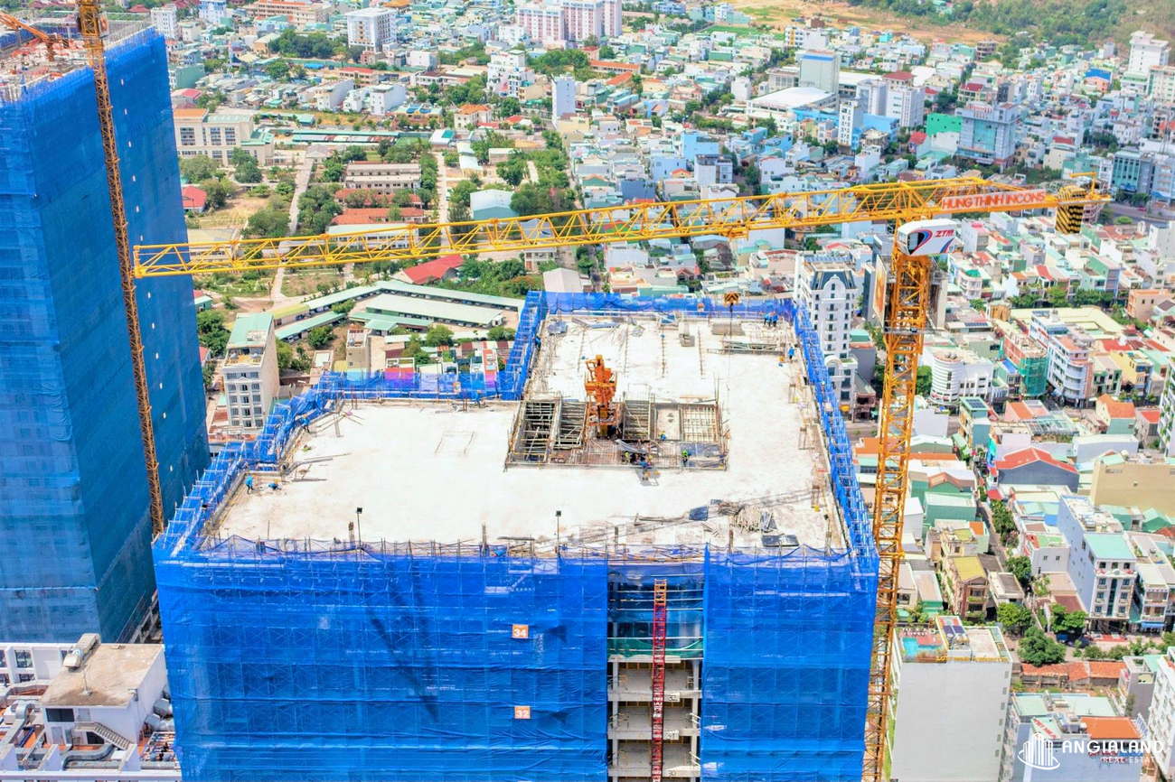 Tiến độ xây dựng tháng 09/2021 dự án Melody Quy Nhơn