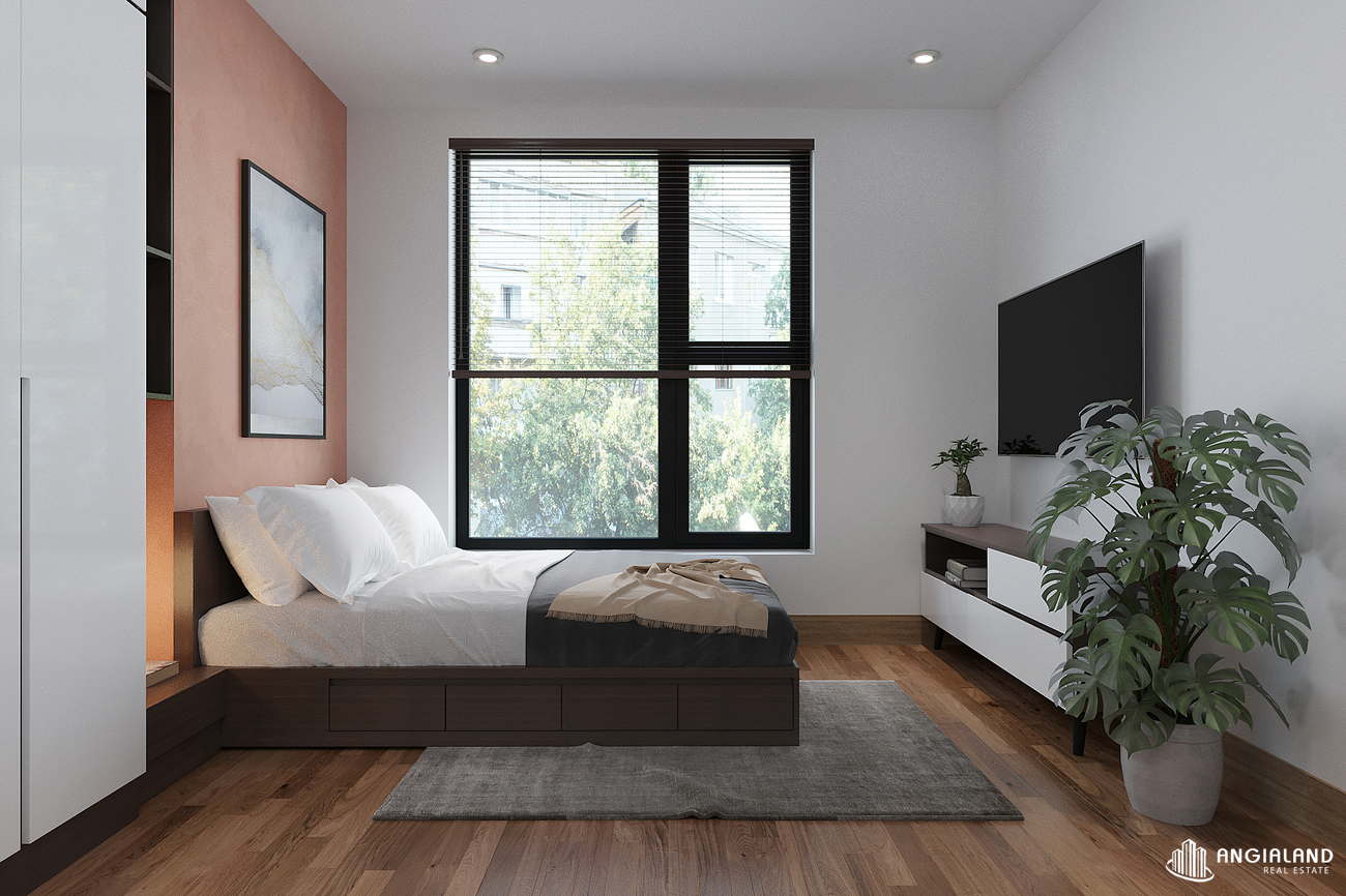 Thiết kế phòng ngủ nhà mẫu căn hộ Rose Town Q.Hoàng Mai diện tích 55m²