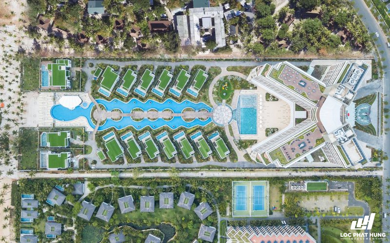 Phối cảnh tổng thể Resort Intercontinental Phú Quốc Resort Duong To Phú Quốc