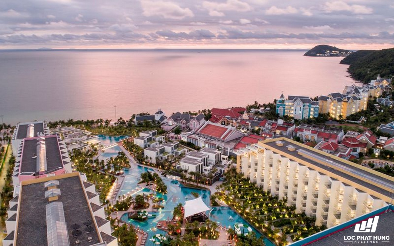 Phối cảnh tổng thể Resort remier Presidences Phu Quoc Emerald Bay Phú Quốc Resort An Thoi Phú Quốc