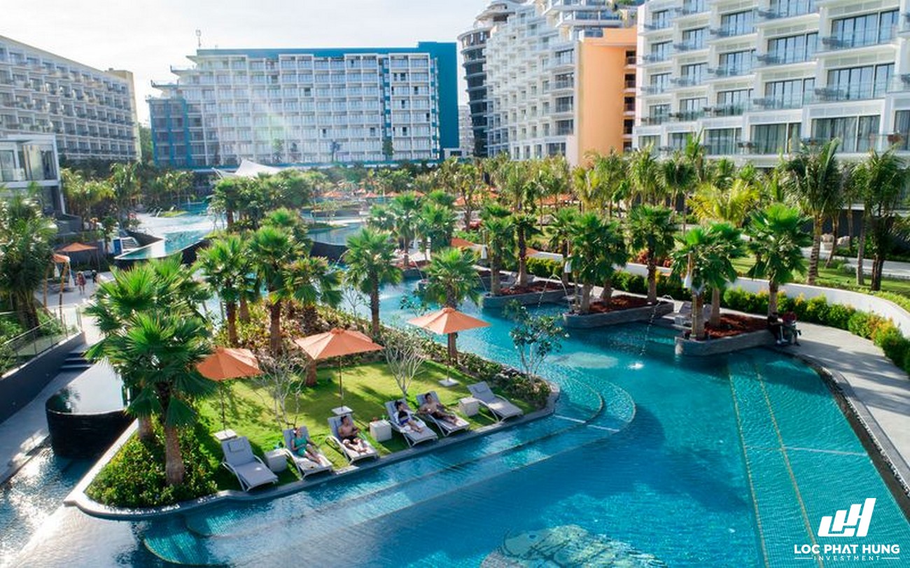 Phối cảnh tổng thể Resort remier Presidences Phu Quoc Emerald Bay Phú Quốc Resort An Thoi Phú Quốc