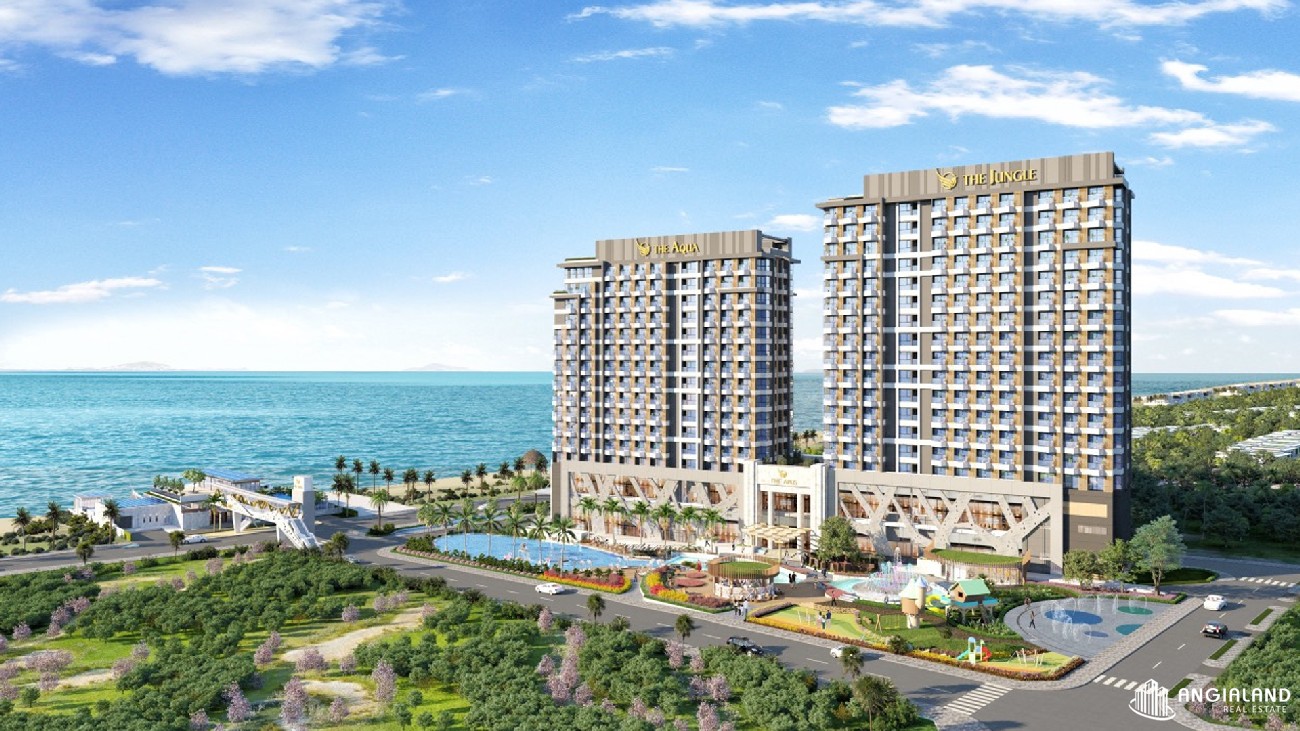Phối cảnh tổng thể dự án căn hộ chung cư Cross Long Hải chủ đầu tư Tân Thành