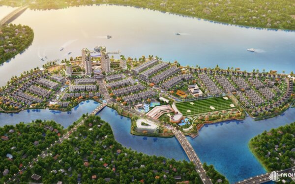 Phối cảnh tổng thể dự án nhà phố Centria Island Biên Hoà Đường Bùi Hữu Nghĩa chủ đầu tư TTC Land
