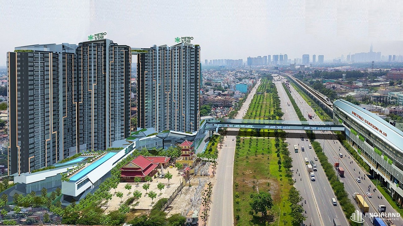 Phối cảnh dự án căn hộ Metro Star Quận 9 Đường Xa lộ Hà Nội chủ đầu tư CT Group
