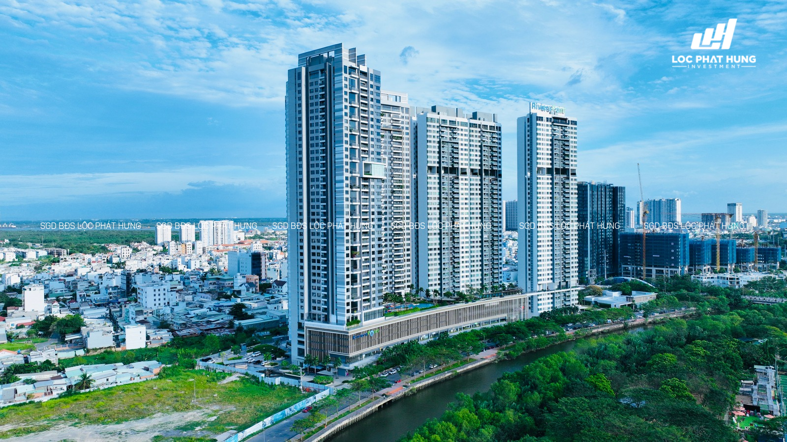Hình ảnh thực tế toàn cảnh dự án căn hộ Riviera Point Keppel Land Quận 7