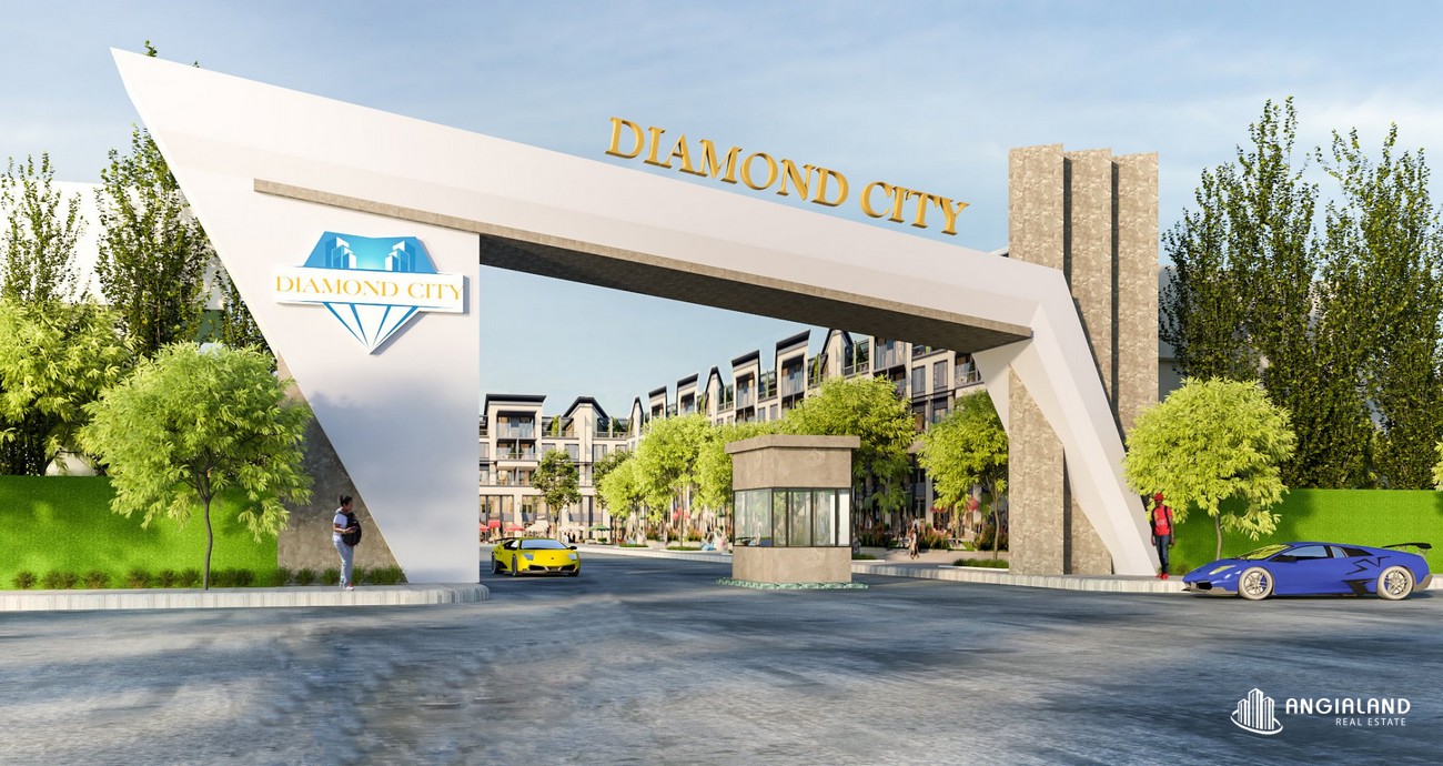 Phối cảnh tổng thể dự án The Diamond City.
