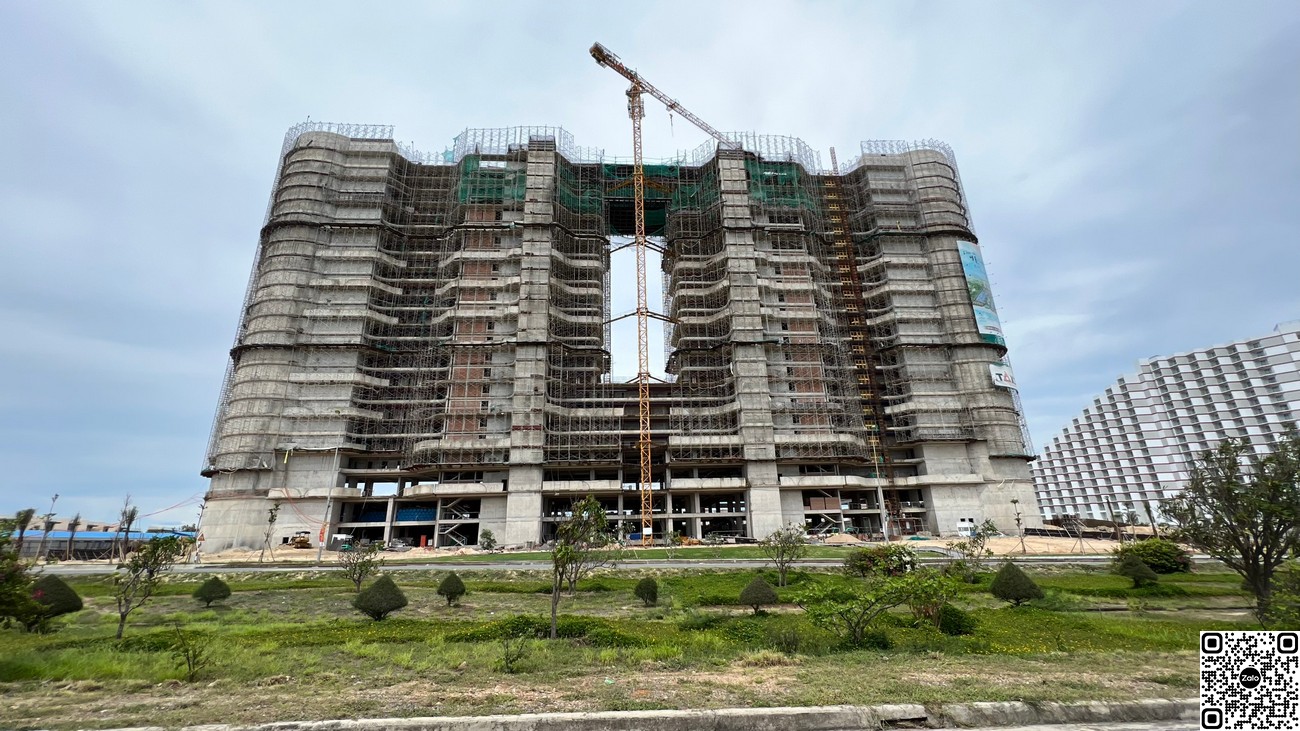 Tiến độ xây dựng dự án Cam Ranh Bay.