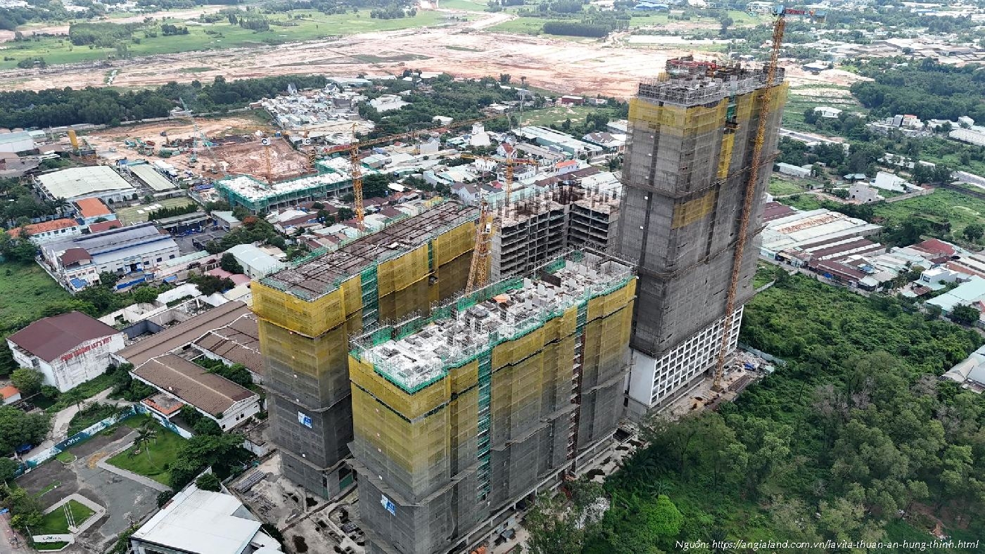 Hình ảnh Tiến độ Xây Dựng Dự án Lavita Thuận An 01/06/2025