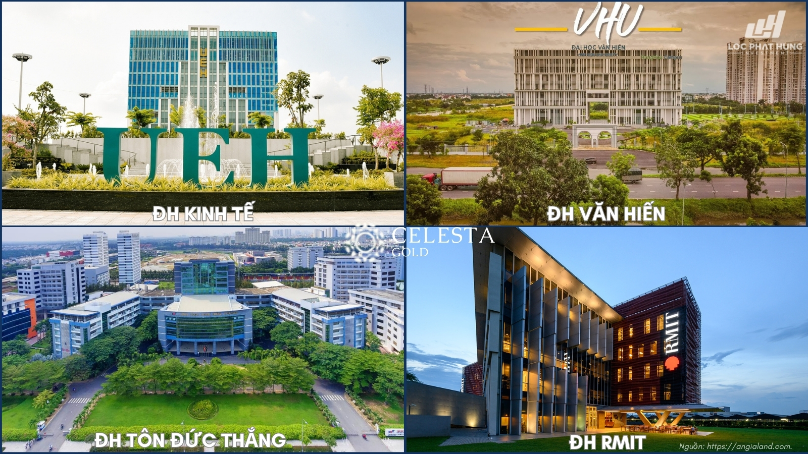 Tiện ích ngoại khu xung quanh dự án Celesta Gold