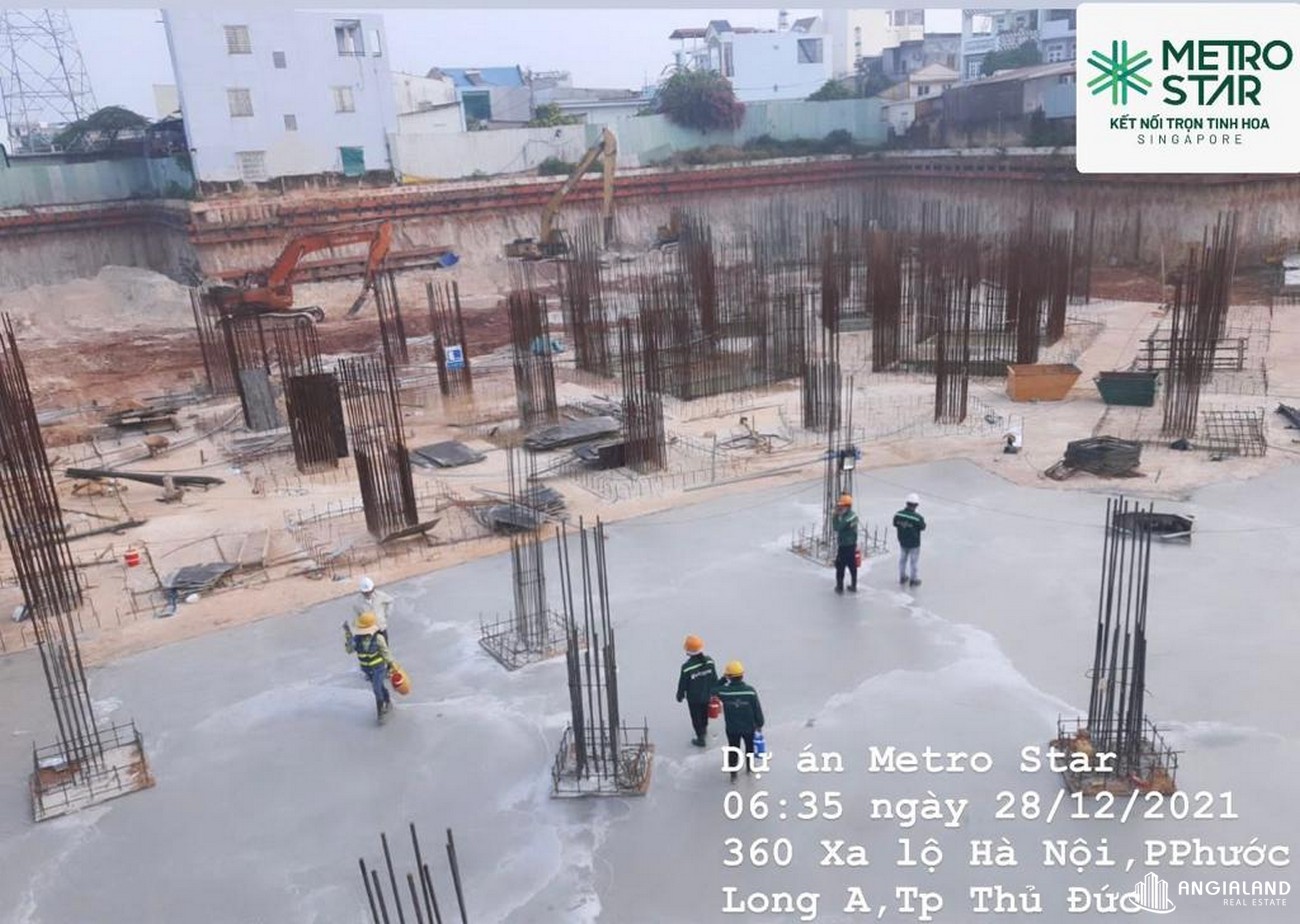 Tiến độ dự án căn hộ  Metro Star Quận 9 Đường Xa lộ Hà Nội chủ đầu tư CT Group
