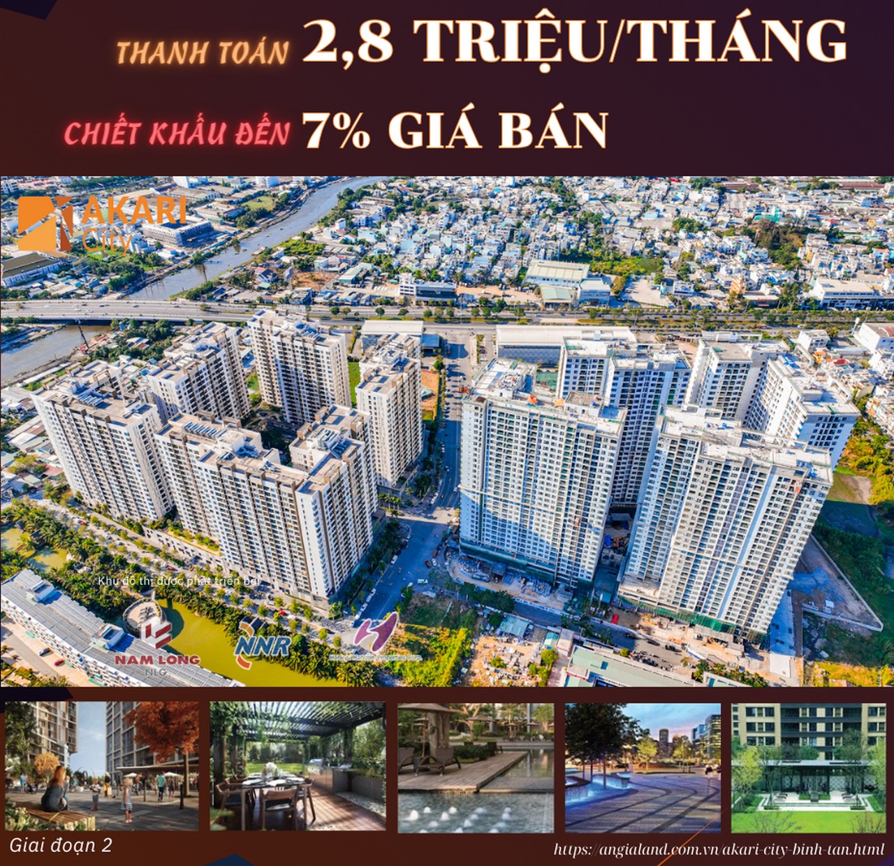 Giới thiệu dự án chung cư Akari City Chủ đầu tư Nam Long