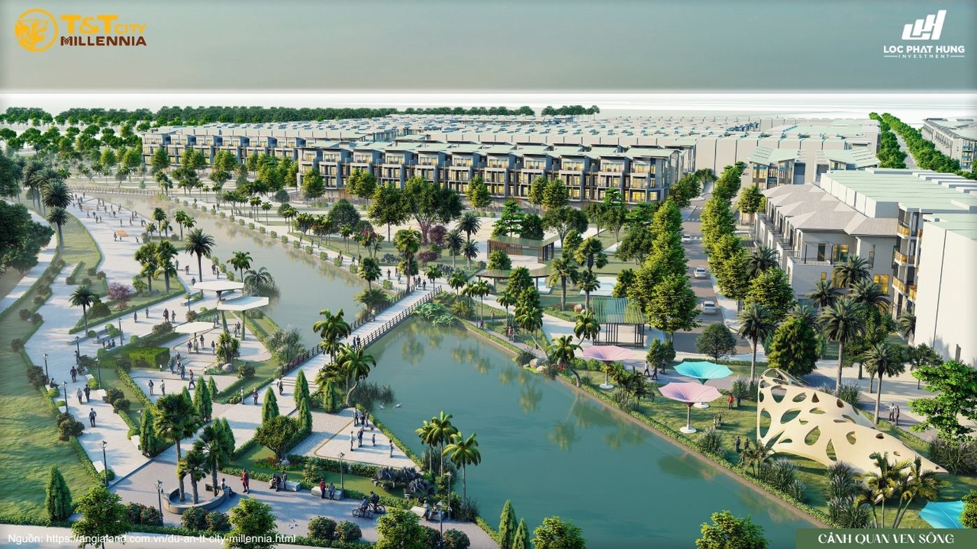 Phối Cảnh Công Viên Ven Sông 3 4km Tại T Amp;t City Millennia