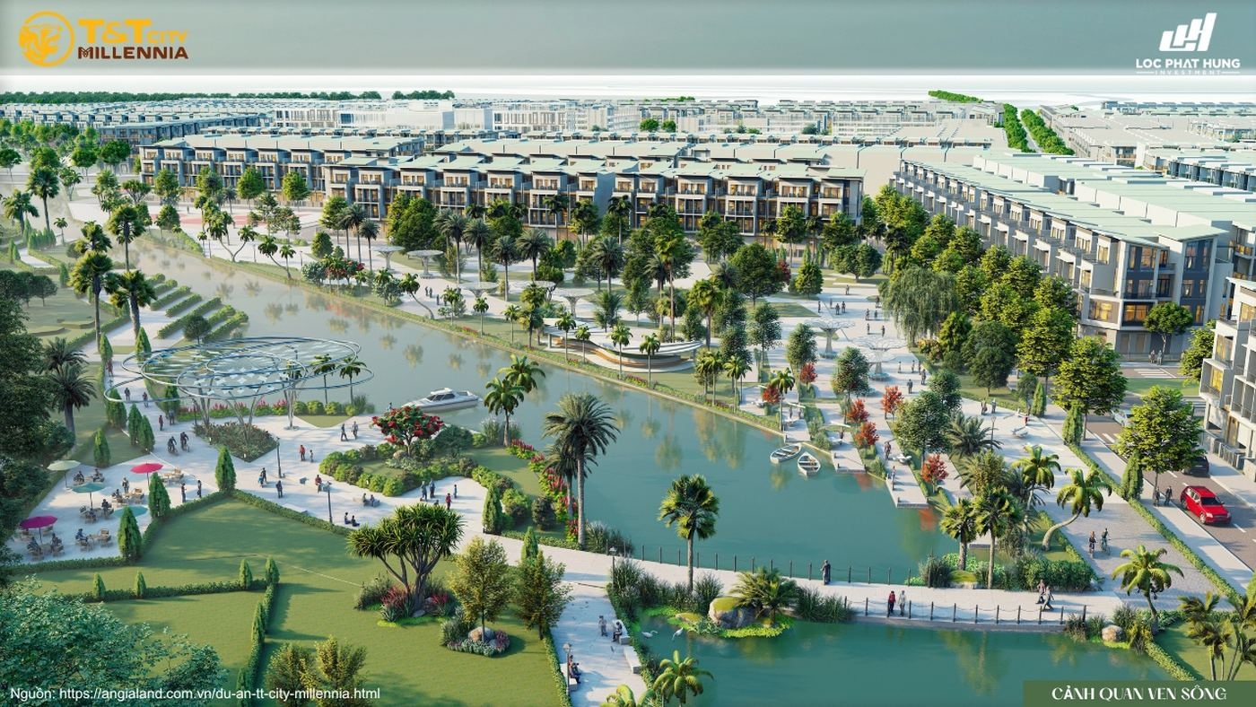 Phối Cảnh Công Viên Ven Sông 3 4km Tại T Amp;t City Millennia