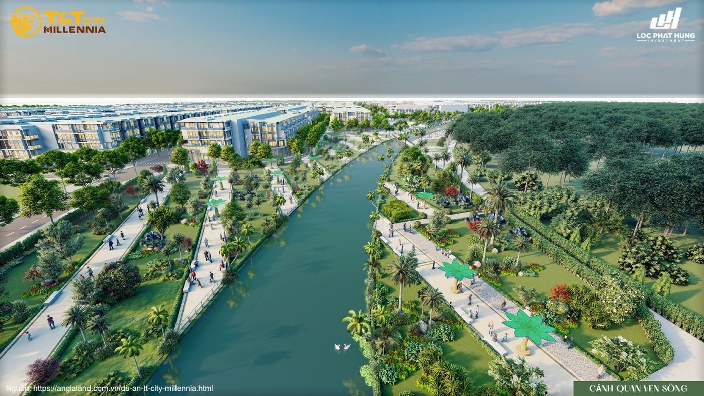 Phối Cảnh Công Viên Ven Sông 3 4km Tại T Amp;t City Millennia