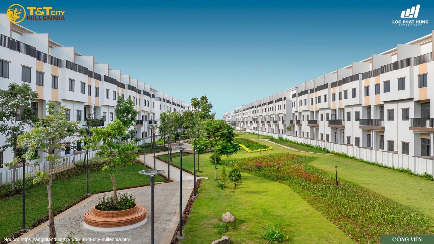 Phối Cảnh Công Viên Trung Tâm Tại Đại đô Thị T Amp;t City Millennia