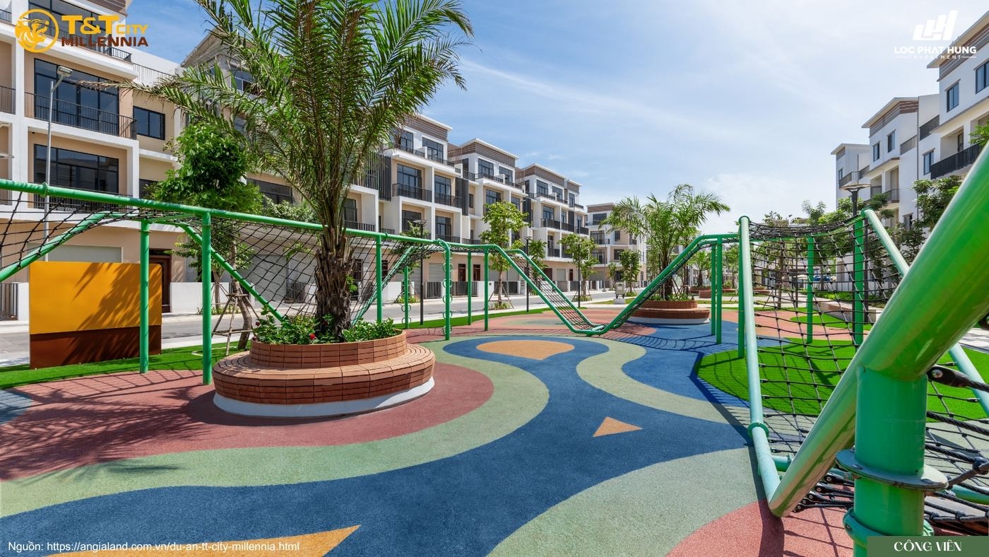 Phối Cảnh Công Viên Trung Tâm Tại Đại đô Thị T Amp;t City Millennia