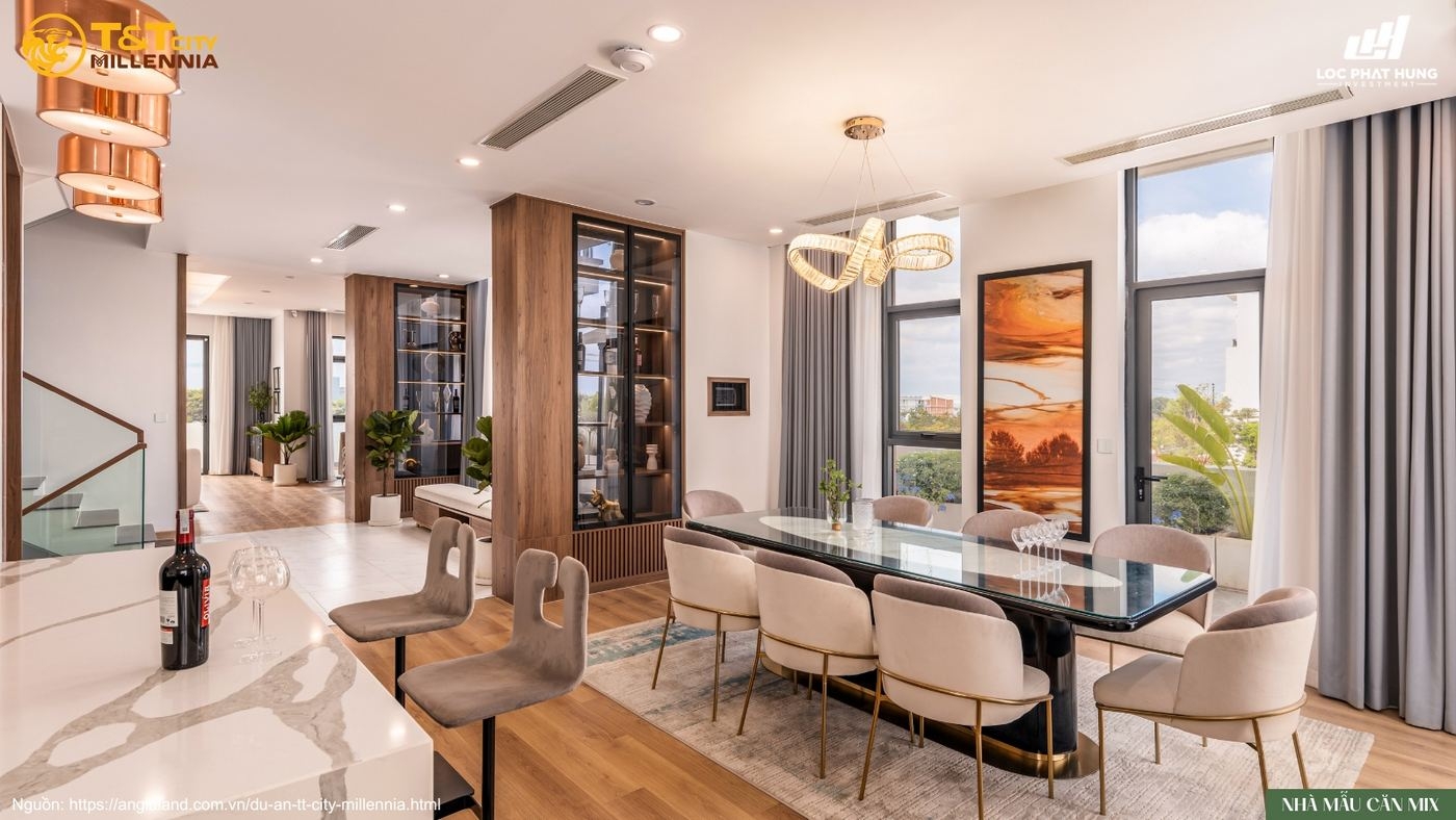 Nhà mẫu căn Mix Shophouse đa công năng tại T&T City Millennia