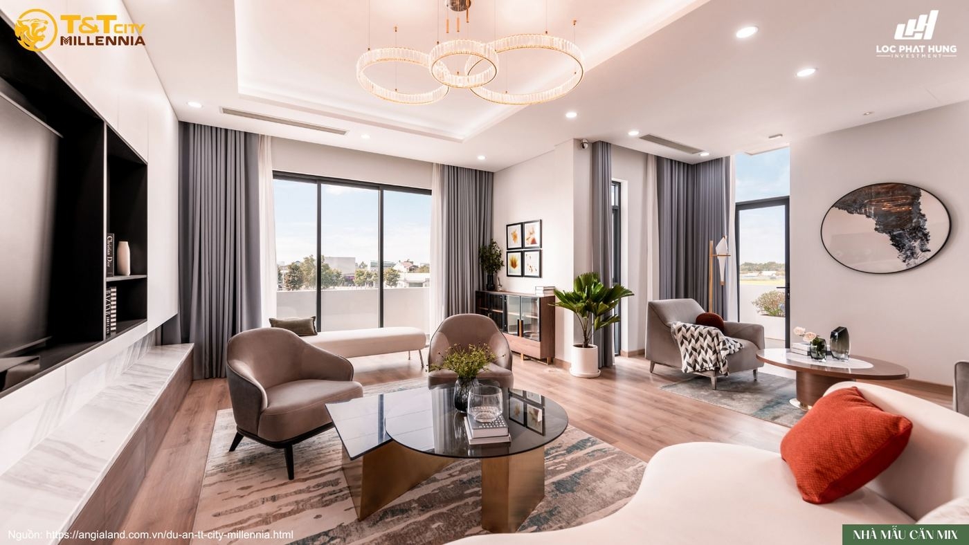 Nhà mẫu căn Mix Shophouse đa công năng tại T&T City Millennia