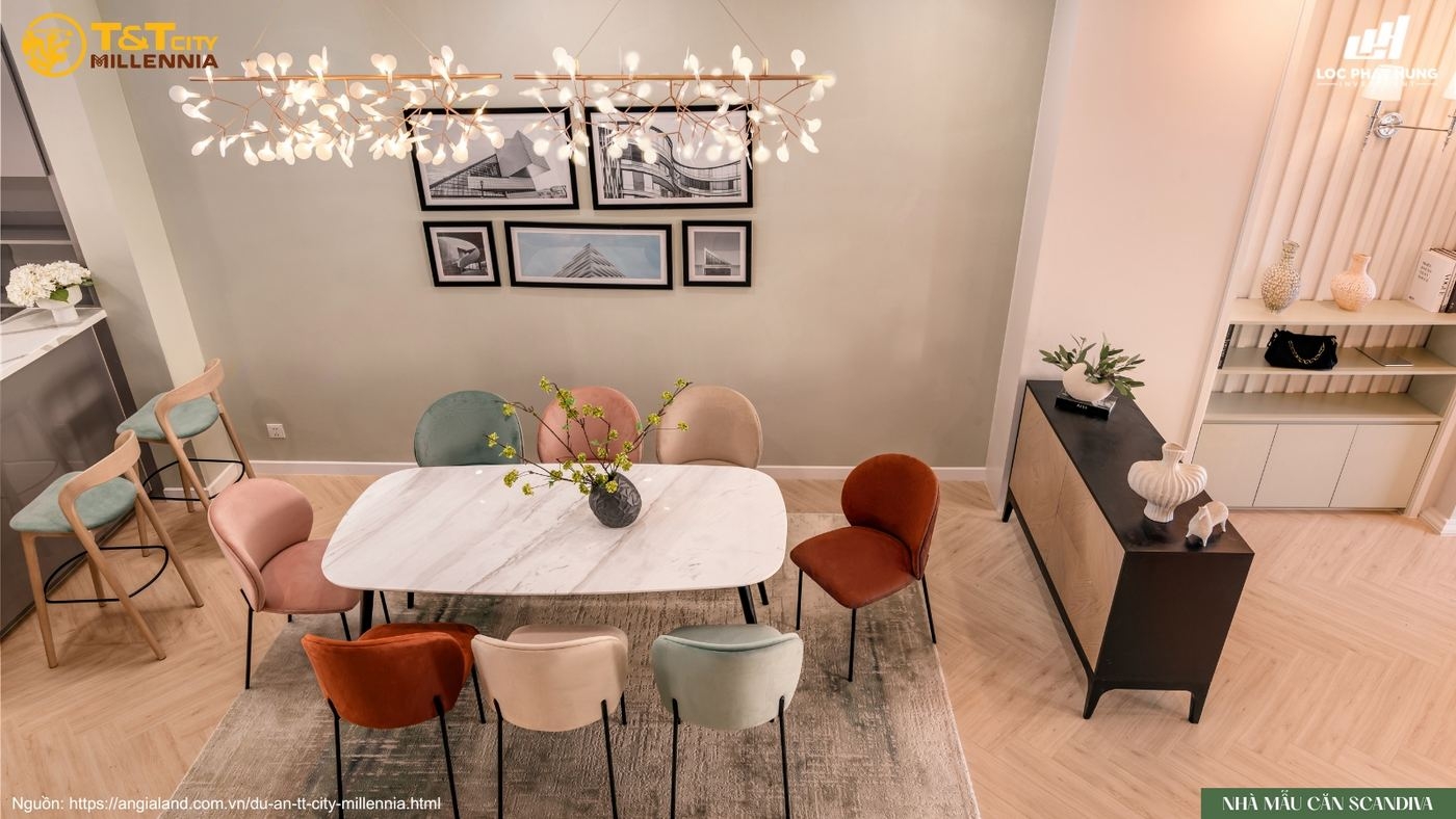 Nhà mẫu T&T City Millennia thiết kế theo phong cách Scandiva (Bắc Âu)