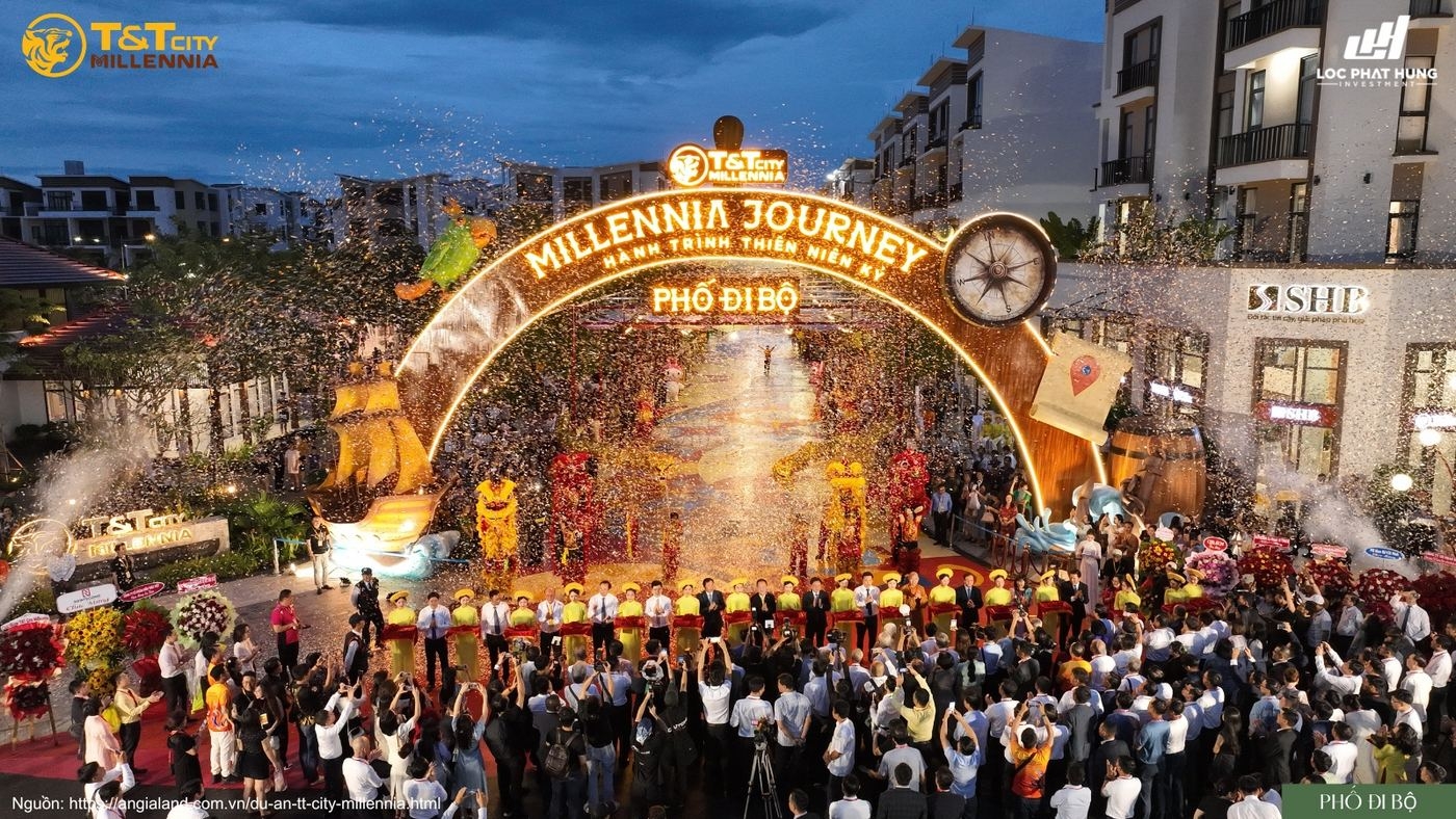 Phối Cảnh Tuyến Phố đi Bộ Thương Mại Tại T Amp;t City Millennia