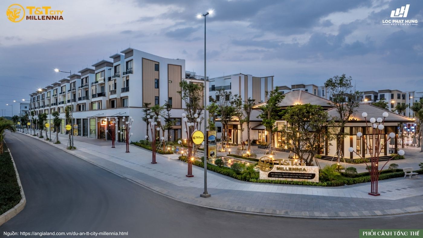 Phối cảnh tổng thể Đại đô thị T&T City Millennia 267ha tại Cần Giuộc