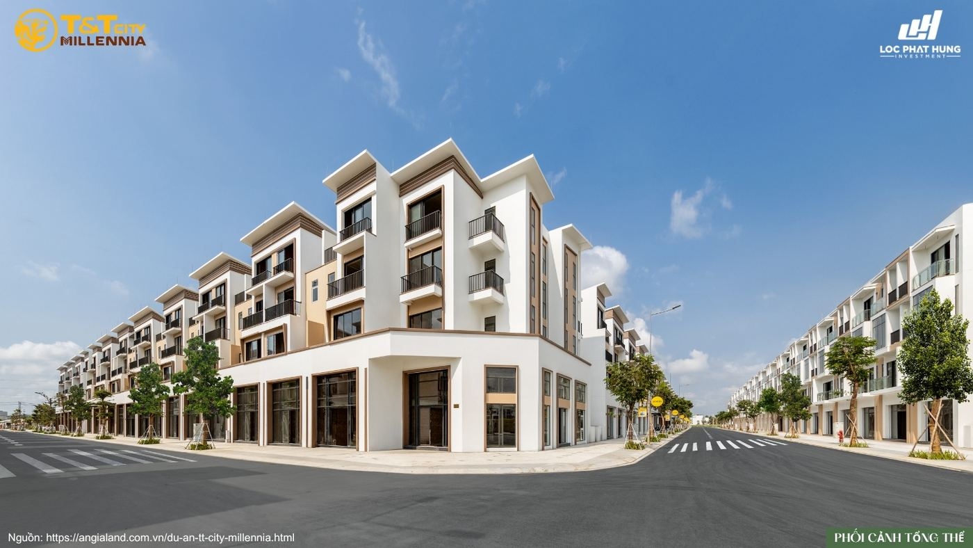 Phối cảnh tổng thể Đại đô thị T&T City Millennia 267ha tại Cần Giuộc