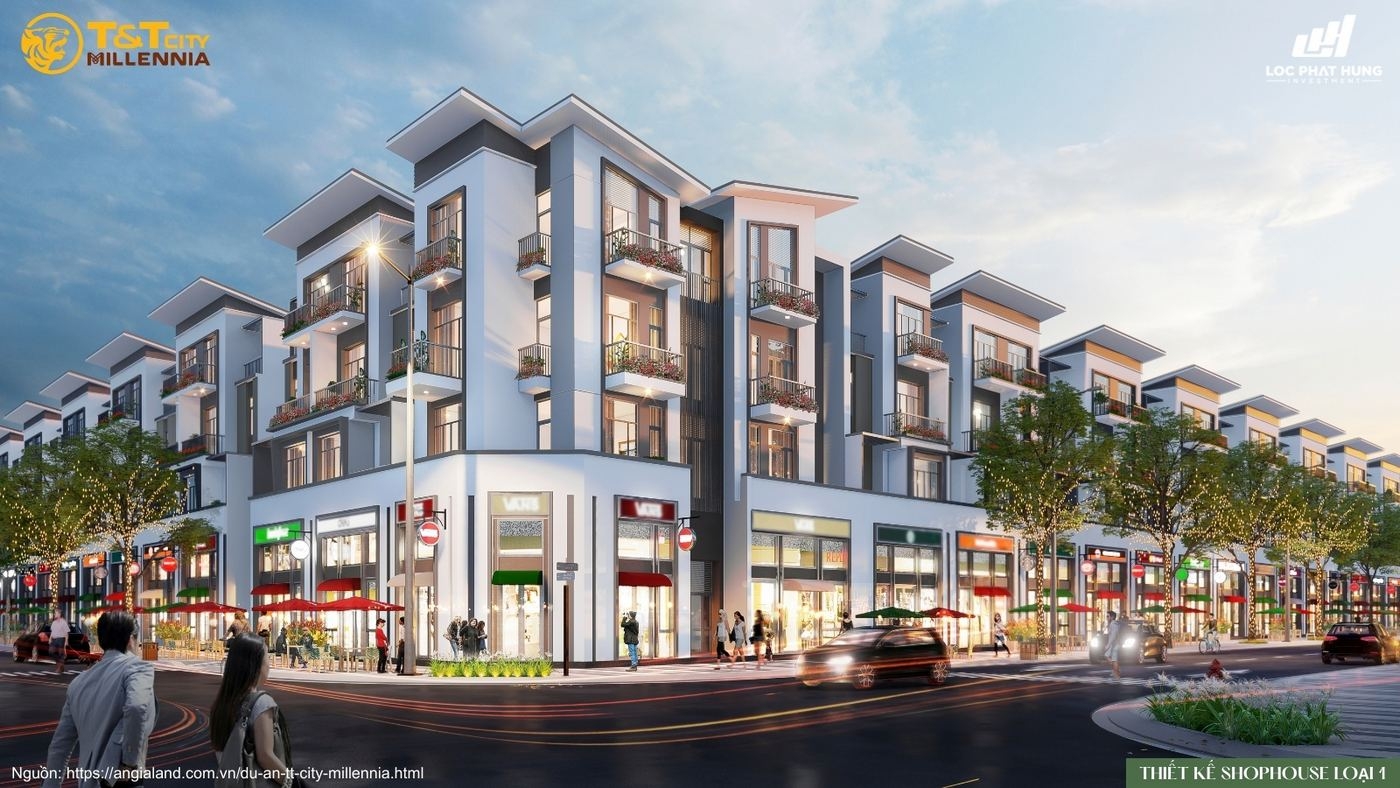 Thiết Kế Chi Tiết Shophouse Loại 1 Tại T Amp;t City Millennia