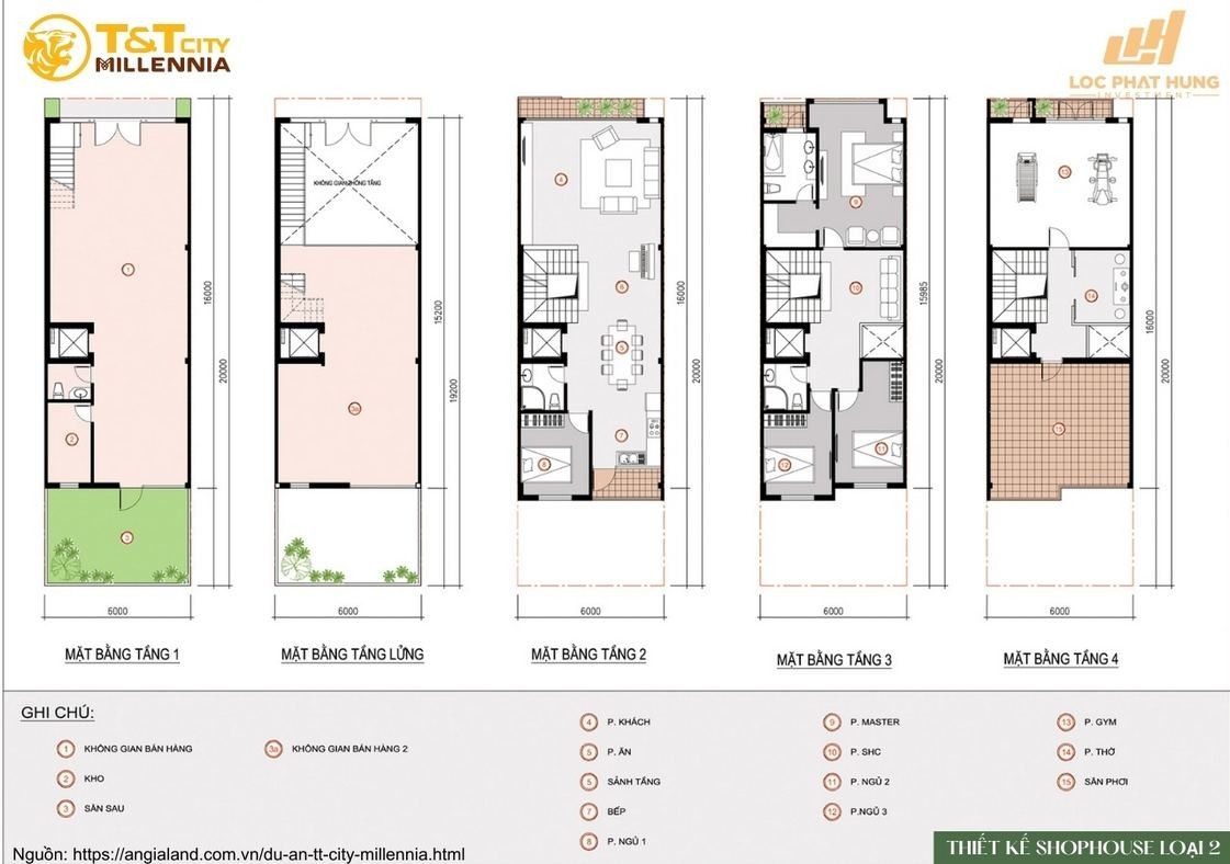 Thiết Kế Chi Tiết Shophouse Loại 2 Tại T Amp;t City Millennia