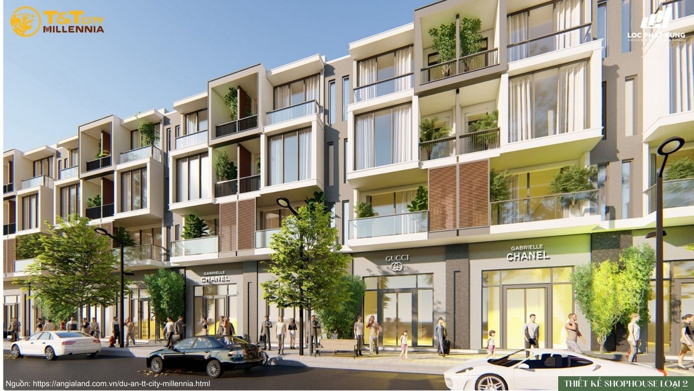 Thiết Kế Chi Tiết Shophouse Loại 2 Tại T Amp;t City Millennia