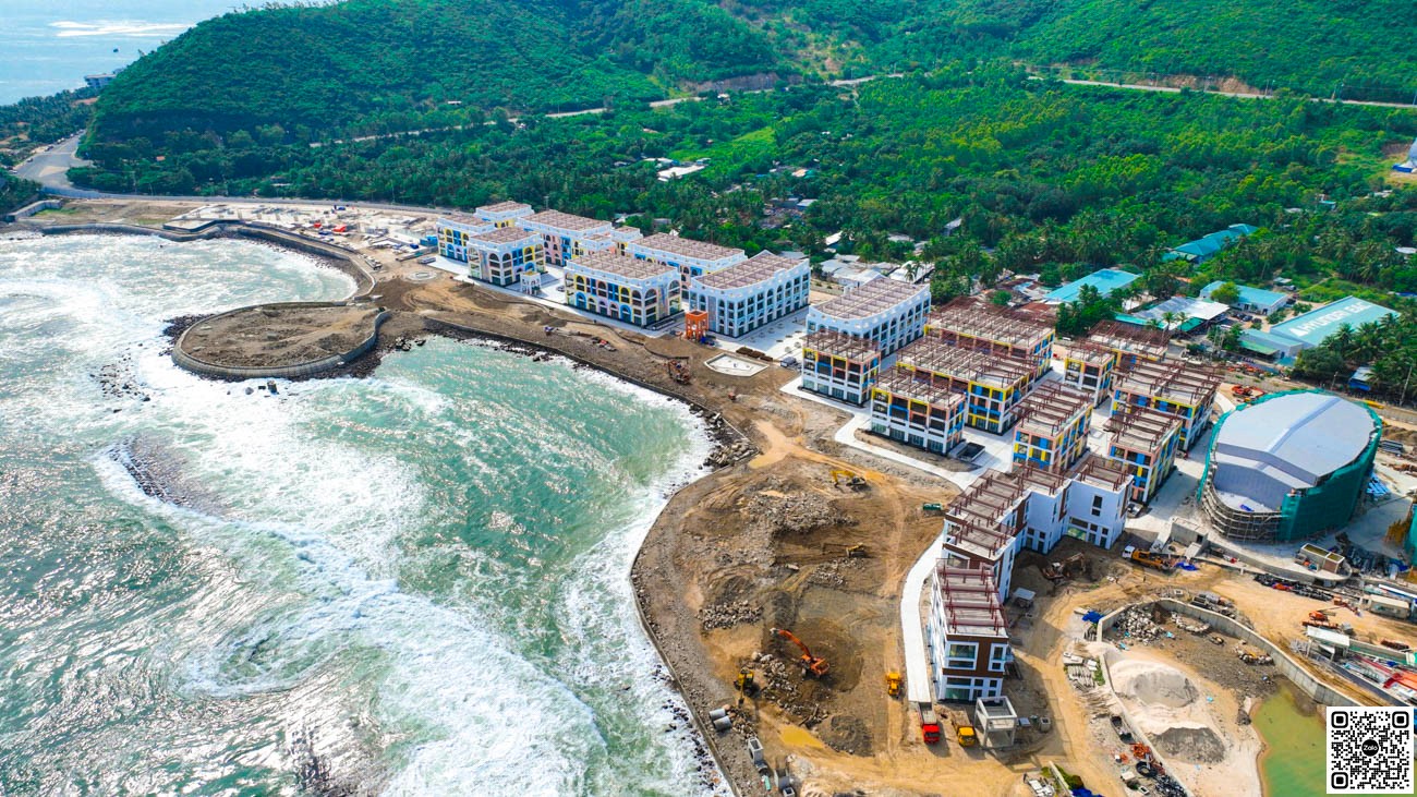 Tiến độ xây dựng mới nhất dự án nghỉ dưỡng Vega City Nha Trang.