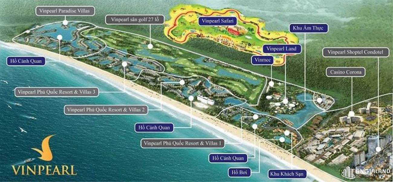 Tiện ích dự án căn hộ condotel Grand World  Phú Quốc  Bãi Dài chủ đầu tư New Vision
