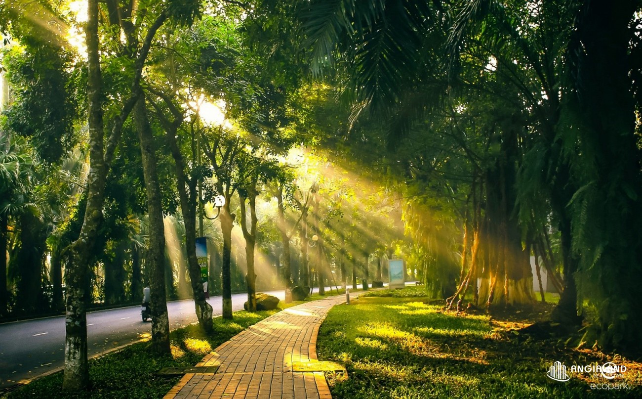 Công viên xanh dự án Ecopark Hưng Yên.
