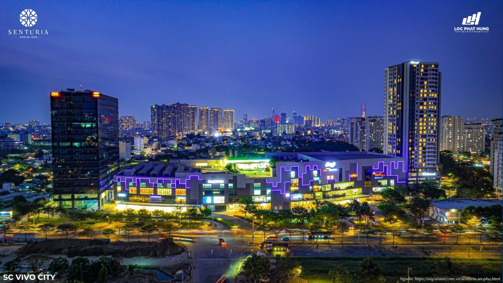 Tiện ích ngoại khu kề cận Senturia Nam Sài Gòn