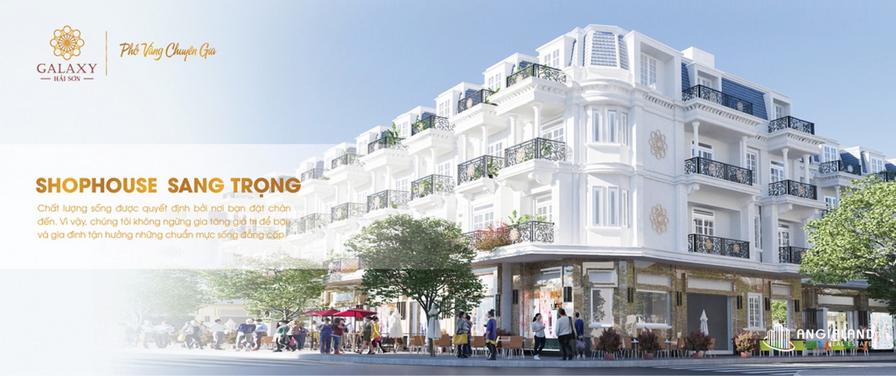 Shophouse dự án Galaxy Hải Sơn Đức Hòa.