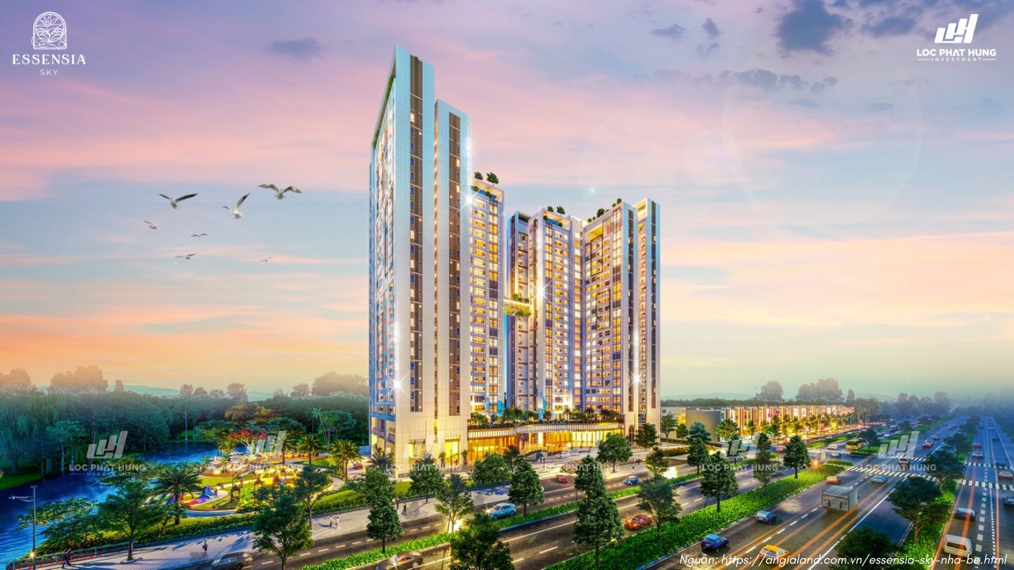 toàn cảnh căn hộ chung cư Essensia Sky Phú Long Nhà Bè