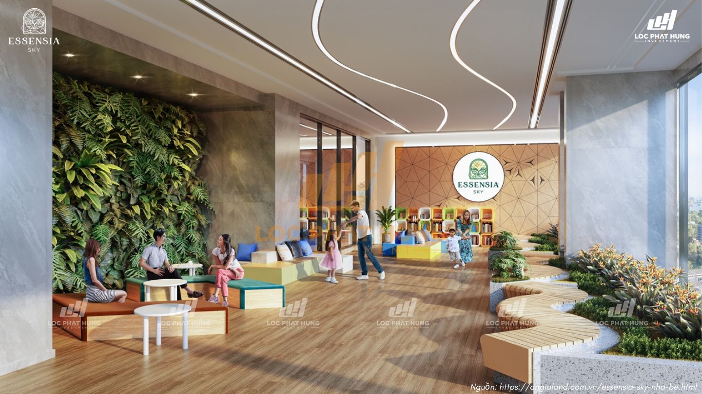 Tiện ích khu vưi chơi  tầng 03 căn hộ chung cư Essensia Sky Phú Long Nhà Bè