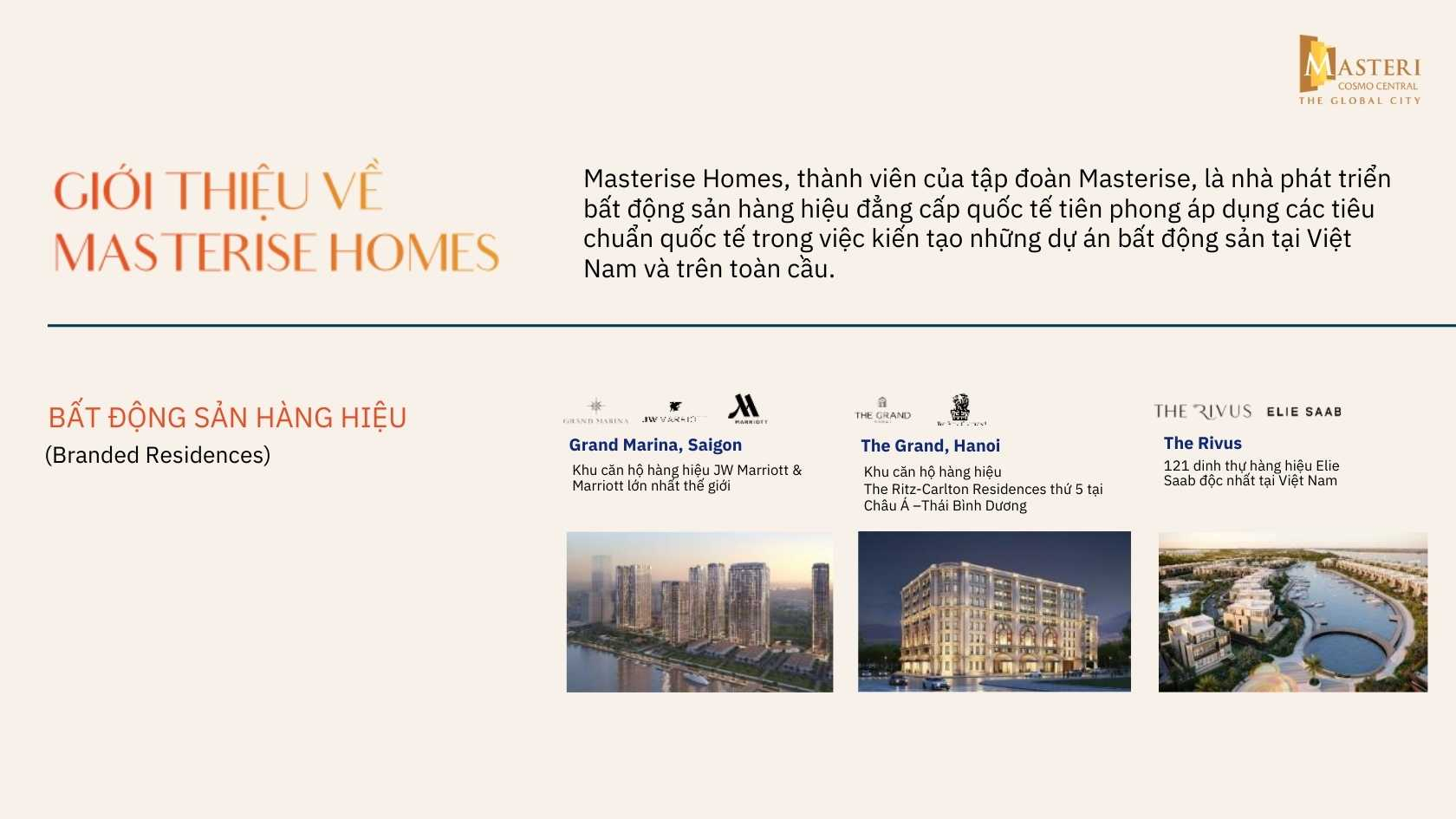 Chủ đầu tư Masterise Homes - Tập đoàn Masterise Group