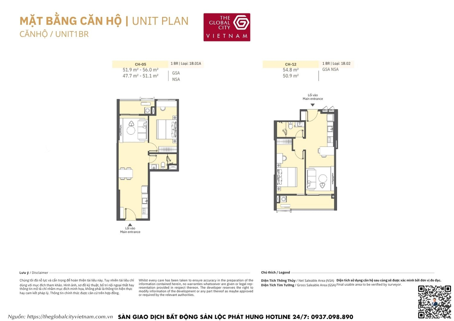 Mặt bằng căn hộ MPP B1 Masteri Park Place - The Global City Quận 2